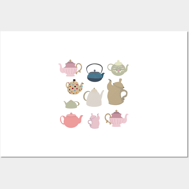 Cozy Tea Time Wall Art by smoochugs